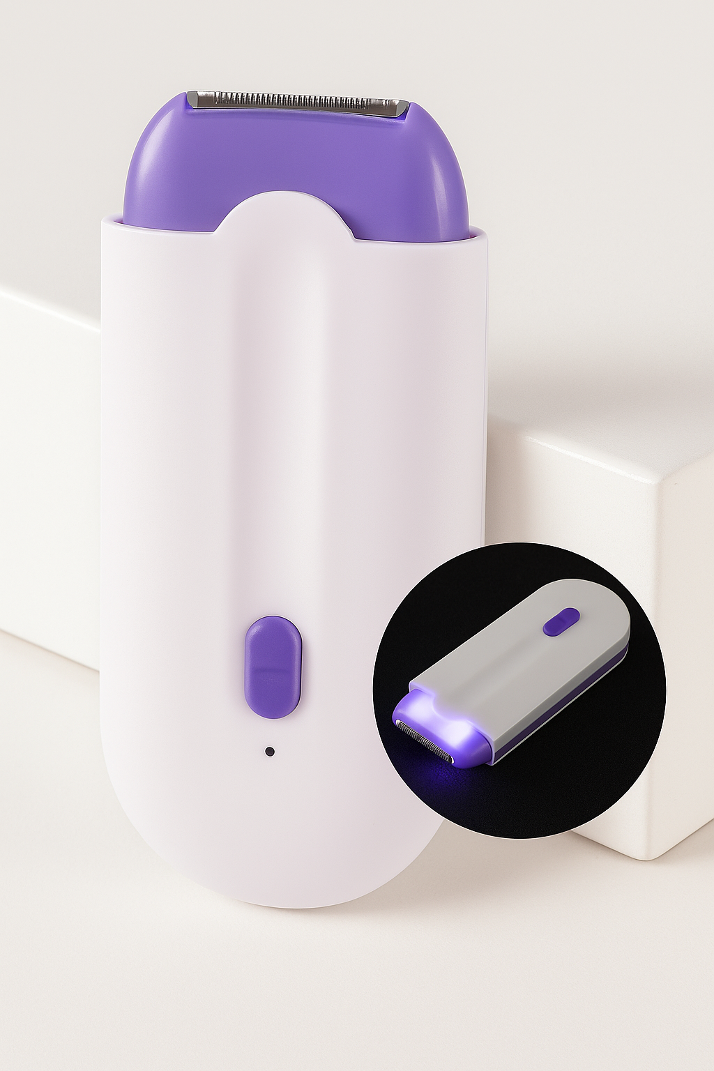 Rasoir Laser Rechargeable SmallyBeauty – Épilateur Doux Corps & Visage pour Femme