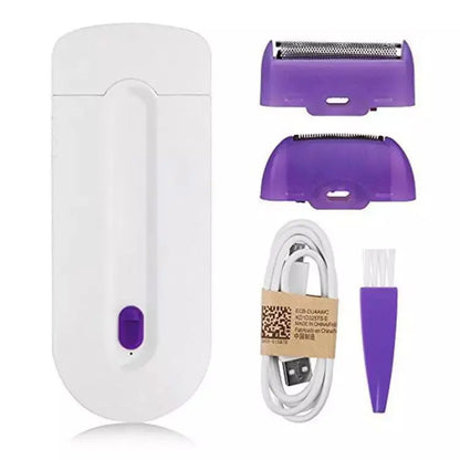 Professional Painless Hair Removal Kit Laser Touch Epilator USB Rechargeable Women Body Face Leg Bikini Hand Shaver Hair Trimmer